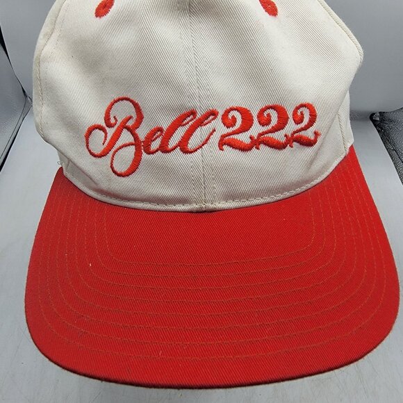 Russell Athletic Bell 222 Snapback Cap Red White Hat Casual Outdoors Adjustable - Picture 9 of 9